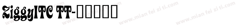 ZiggyITC TT字体转换